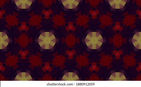 Geometric design, Mosaic of a vector kaleidoscope, abstract Mosaic Background, colorful Futuristic Background, geometric Triangular Pattern. Mosaic texture. Stained glass effect. EPS 10 Vector