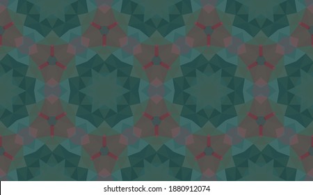 Diseño geométrico, mosaico de un kaleidoscopio vector, fondo mosaico abstracto, fondo futurista colorido, patrón triangular geométrico. Textura mosaica. Efecto de vidrio manchado. Vector EPS 10