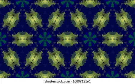 Diseño geométrico, mosaico de un kaleidoscopio vector, fondo mosaico abstracto, fondo futurista colorido, patrón triangular geométrico. Textura mosaica. Efecto de vidrio manchado. Vector EPS 10