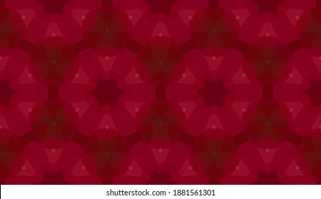 Geometrisches Design, Mosaik eines Vektorkalidoskops, abstrakter Mosaikhintergrund, bunter Futuristischer Hintergrund, geometrisches Dreiecksmuster. Mosaikstruktur. Festgestellter Glaseffekt. EPS10-Vektorgrafik
