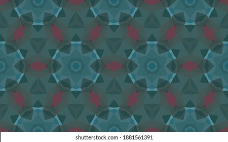 Geometric design, Mosaic of a vector kaleidoscope, abstract Mosaic Background, colorful Futuristic Background, geometric Triangular Pattern. Mosaic texture. Stained glass effect. EPS 10 Vector