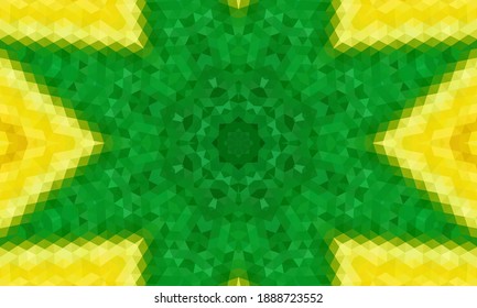 Geometric design, Mosaic of a vector kaleidoscope, abstract Mosaic Background, colorful Futuristic Background, geometric Triangular Pattern. Mosaic texture. Stained glass effect. EPS 10 Vector