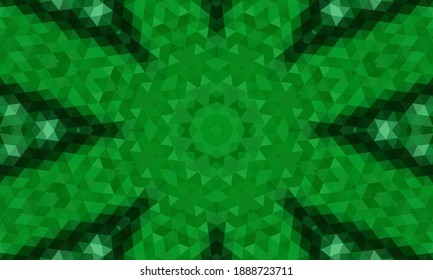 Geometric design, Mosaic of a vector kaleidoscope, abstract Mosaic Background, colorful Futuristic Background, geometric Triangular Pattern. Mosaic texture. Stained glass effect. EPS 10 Vector