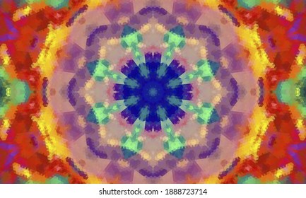 Geometric design, Mosaic of a vector kaleidoscope, abstract Mosaic Background, colorful Futuristic Background, geometric Triangular Pattern. Mosaic texture. Stained glass effect. EPS 10 Vector