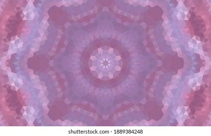 Diseño geométrico, mosaico de un kaleidoscopio vector, fondo mosaico abstracto, fondo futurista colorido, patrón triangular geométrico. Textura mosaica. Efecto de vidrio manchado. Vector EPS 10