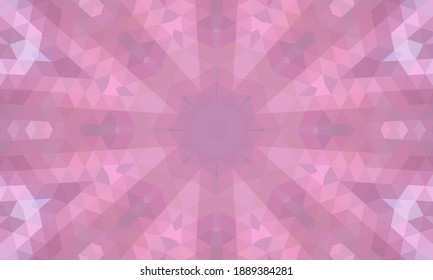 Geometric design, Mosaic of a vector kaleidoscope, abstract Mosaic Background, colorful Futuristic Background, geometric Triangular Pattern. Mosaic texture. Stained glass effect. EPS 10 Vector