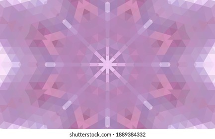 Geometric design, Mosaic of a vector kaleidoscope, abstract Mosaic Background, colorful Futuristic Background, geometric Triangular Pattern. Mosaic texture. Stained glass effect. EPS 10 Vector