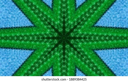 Geometric design, Mosaic of a vector kaleidoscope, abstract Mosaic Background, colorful Futuristic Background, geometric Triangular Pattern. Mosaic texture. Stained glass effect. EPS 10 Vector