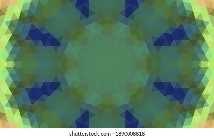 Geometric design, Mosaic of a vector kaleidoscope, abstract Mosaic Background, colorful Futuristic Background, geometric Triangular Pattern. Mosaic texture. Stained glass effect. EPS 10 Vector