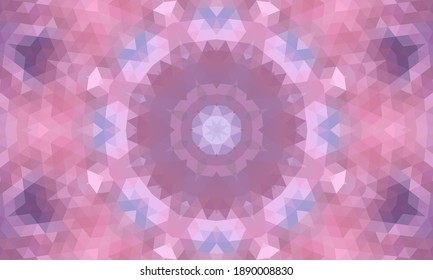 Geometric design, Mosaic of a vector kaleidoscope, abstract Mosaic Background, colorful Futuristic Background, geometric Triangular Pattern. Mosaic texture. Stained glass effect. EPS 10 Vector