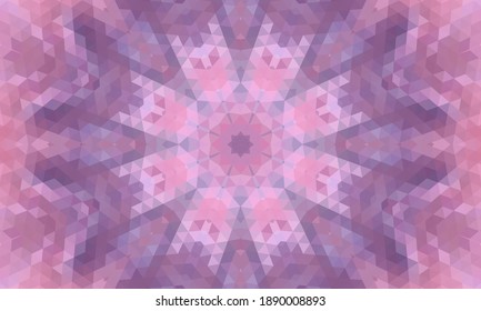 Geometric design, Mosaic of a vector kaleidoscope, abstract Mosaic Background, colorful Futuristic Background, geometric Triangular Pattern. Mosaic texture. Stained glass effect. EPS 10 Vector