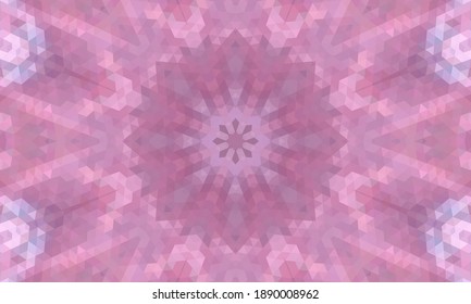 Diseño geométrico, mosaico de un kaleidoscopio vector, fondo mosaico abstracto, fondo futurista colorido, patrón triangular geométrico. Textura mosaica. Efecto de vidrio manchado. Vector EPS 10
