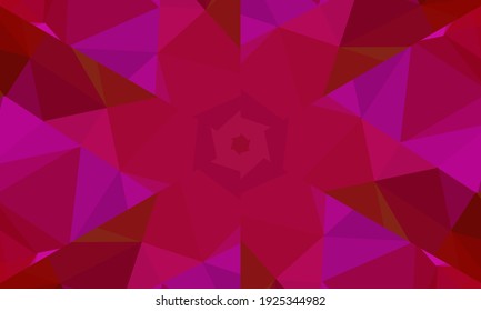 Geometric design, Mosaic of a vector kaleidoscope, abstract Mosaic Background, colorful Futuristic Background, geometric Triangular Pattern. Mosaic texture. Stained glass effect. EPS 10 Vector