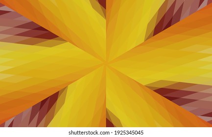 Diseño geométrico, mosaico de un kaleidoscopio vector, fondo mosaico abstracto, fondo futurista colorido, patrón triangular geométrico. Textura mosaica. Efecto de vidrio manchado. Vector EPS 10