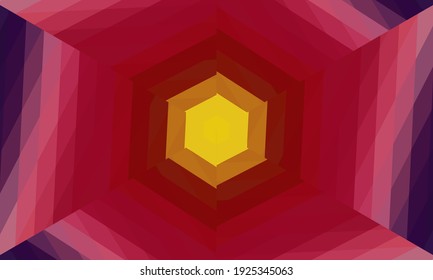Geometric design, Mosaic of a vector kaleidoscope, abstract Mosaic Background, colorful Futuristic Background, geometric Triangular Pattern. Mosaic texture. Stained glass effect. EPS 10 Vector