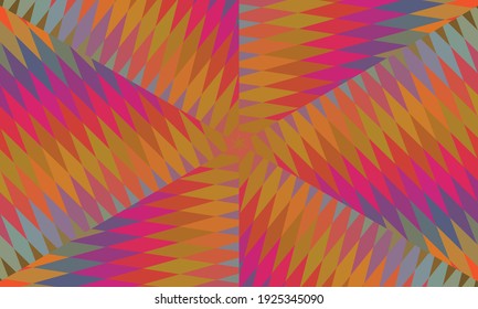 Geometric design, Mosaic of a vector kaleidoscope, abstract Mosaic Background, colorful Futuristic Background, geometric Triangular Pattern. Mosaic texture. Stained glass effect. EPS 10 Vector