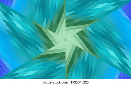 Diseño geométrico, mosaico de un kaleidoscopio vector, fondo mosaico abstracto, fondo futurista colorido, patrón triangular geométrico. Textura mosaica. Efecto de vidrio manchado. Vector EPS 10