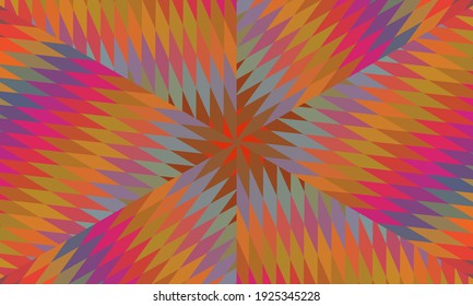 Diseño geométrico, mosaico de un kaleidoscopio vector, fondo mosaico abstracto, fondo futurista colorido, patrón triangular geométrico. Textura mosaica. Efecto de vidrio manchado. Vector EPS 10