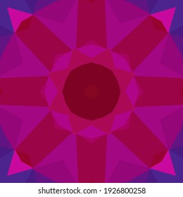 Geometric design, Mosaic of a vector kaleidoscope, abstract Mosaic Background, colorful Futuristic Background, geometric Triangular Pattern. Mosaic texture. Stained glass effect. 10 EPS Vector.