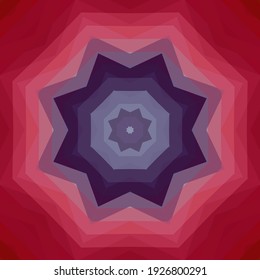 Diseño geométrico, mosaico de un kaleidoscopio vector, fondo mosaico abstracto, fondo futurista colorido, patrón triangular geométrico. Textura mosaica. Efecto de vidrio manchado. 10 Vector EPS.