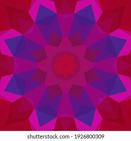 Geometric design, Mosaic of a vector kaleidoscope, abstract Mosaic Background, colorful Futuristic Background, geometric Triangular Pattern. Mosaic texture. Stained glass effect. 10 EPS Vector.
