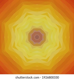 Diseño geométrico, mosaico de un kaleidoscopio vector, fondo mosaico abstracto, fondo futurista colorido, patrón triangular geométrico. Textura mosaica. Efecto de vidrio manchado. 10 Vector EPS.
