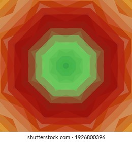 Geometric design, Mosaic of a vector kaleidoscope, abstract Mosaic Background, colorful Futuristic Background, geometric Triangular Pattern. Mosaic texture. Stained glass effect. 10 EPS Vector.