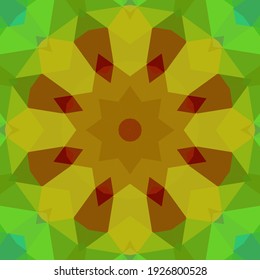 Geometric design, Mosaic of a vector kaleidoscope, abstract Mosaic Background, colorful Futuristic Background, geometric Triangular Pattern. Mosaic texture. Stained glass effect. 10 EPS Vector.