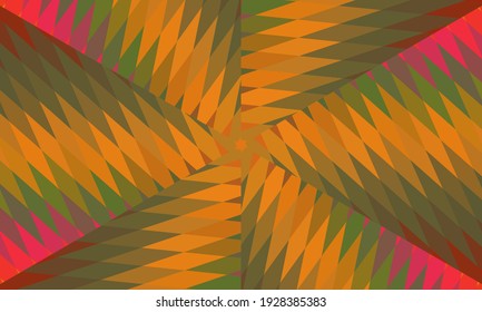 Geometric design, Mosaic of a vector kaleidoscope, abstract Mosaic Background, colorful Futuristic Background, geometric Triangular Pattern. Mosaic texture. Stained glass effect. Vector.