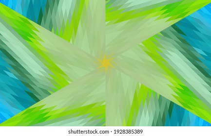 Geometric design, Mosaic of a vector kaleidoscope, abstract Mosaic Background, colorful Futuristic Background, geometric Triangular Pattern. Mosaic texture. Stained glass effect. Vector.