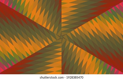 Geometric design, Mosaic of a vector kaleidoscope, abstract Mosaic Background, colorful Futuristic Background, geometric Triangular Pattern. Mosaic texture. Stained glass effect. Vector.