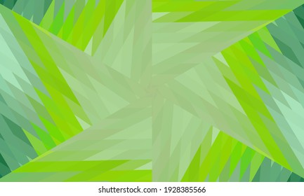 Geometrisches Design, Mosaik eines Vektorkalidoskops, abstrakter Mosaikhintergrund, bunter Futuristischer Hintergrund, geometrisches Dreiecksmuster. Mosaikstruktur. Festgestellter Glaseffekt. Vektorgrafik.
