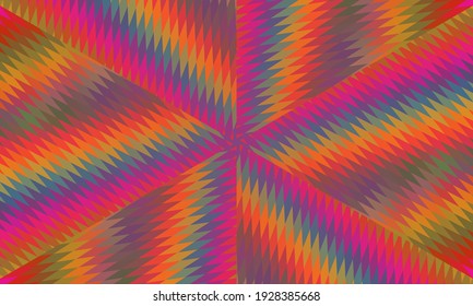 Geometric design, Mosaic of a vector kaleidoscope, abstract Mosaic Background, colorful Futuristic Background, geometric Triangular Pattern. Mosaic texture. Stained glass effect. Vector.