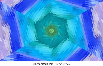 Geometric design, Mosaic of a vector kaleidoscope, abstract Mosaic Background, colorful Futuristic Background, geometric Triangular Pattern. Mosaic texture. Stained glass effect. Vector.