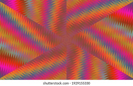 Geometric design, Mosaic of a vector kaleidoscope, abstract Mosaic Background, colorful Futuristic Background, geometric Triangular Pattern. Mosaic texture. Stained glass effect. Vector.