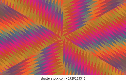 Geometric design, Mosaic of a vector kaleidoscope, abstract Mosaic Background, colorful Futuristic Background, geometric Triangular Pattern. Mosaic texture. Stained glass effect. Vector.