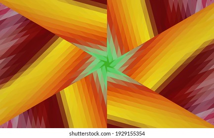 Geometric design, Mosaic of a vector kaleidoscope, abstract Mosaic Background, colorful Futuristic Background, geometric Triangular Pattern. Mosaic texture. Stained glass effect. Vector.
