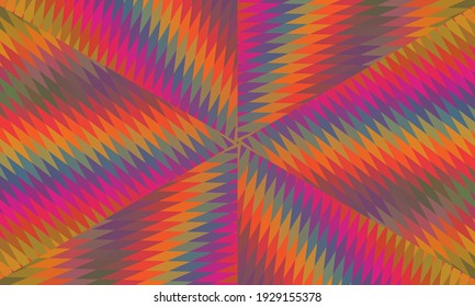Geometric design, Mosaic of a vector kaleidoscope, abstract Mosaic Background, colorful Futuristic Background, geometric Triangular Pattern. Mosaic texture. Stained glass effect. Vector.
