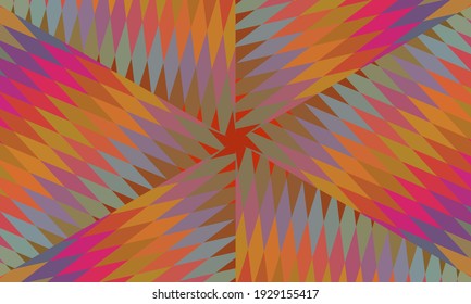 Geometric design, Mosaic of a vector kaleidoscope, abstract Mosaic Background, colorful Futuristic Background, geometric Triangular Pattern. Mosaic texture. Stained glass effect. Vector.