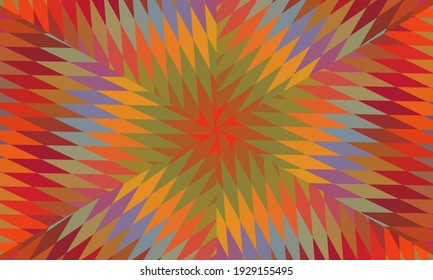 Geometric design, Mosaic of a vector kaleidoscope, abstract Mosaic Background, colorful Futuristic Background, geometric Triangular Pattern. Mosaic texture. Stained glass effect. Vector.