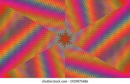 Geometric design, Mosaic of a vector kaleidoscope, abstract Mosaic Background, colorful Futuristic Background, geometric Triangular Pattern. Mosaic texture. Stained glass effect. Vector.