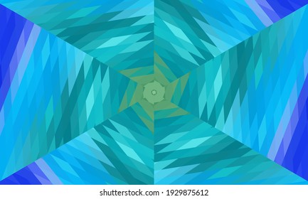 Geometric design, Mosaic of a vector kaleidoscope, abstract Mosaic Background, colorful Futuristic Background, geometric Triangular Pattern. Mosaic texture. Stained glass effect. Vector.