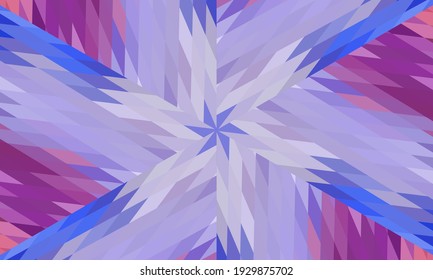 Geometric design, Mosaic of a vector kaleidoscope, abstract Mosaic Background, colorful Futuristic Background, geometric Triangular Pattern. Mosaic texture. Stained glass effect. Vector.