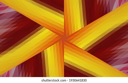 Geometric design, Mosaic of a vector kaleidoscope, abstract Mosaic Background, colorful Futuristic Background, geometric Triangular Pattern. Mosaic texture. Stained glass effect. Vector.