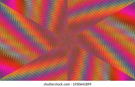 Geometric design, Mosaic of a vector kaleidoscope, abstract Mosaic Background, colorful Futuristic Background, geometric Triangular Pattern. Mosaic texture. Stained glass effect. Vector.