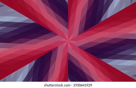 Geometric design, Mosaic of a vector kaleidoscope, abstract Mosaic Background, colorful Futuristic Background, geometric Triangular Pattern. Mosaic texture. Stained glass effect. Vector.