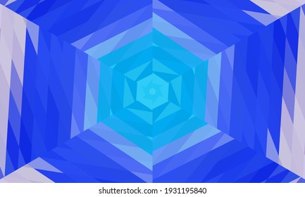 Geometric design, Mosaic of a vector kaleidoscope, abstract Mosaic Background, colorful Futuristic Background, geometric Triangular Pattern. Mosaic texture. Stained glass effect. Vector.
