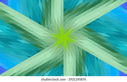 Geometric design, Mosaic of a vector kaleidoscope, abstract Mosaic Background, colorful Futuristic Background, geometric Triangular Pattern. Mosaic texture. Stained glass effect. Vector.