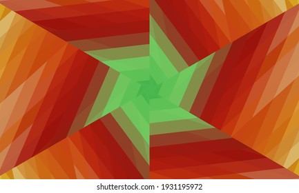 Geometric design, Mosaic of a vector kaleidoscope, abstract Mosaic Background, colorful Futuristic Background, geometric Triangular Pattern. Mosaic texture. Stained glass effect. Vector.