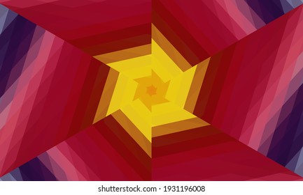 Geometric design, Mosaic of a vector kaleidoscope, abstract Mosaic Background, colorful Futuristic Background, geometric Triangular Pattern. Mosaic texture. Stained glass effect. Vector.
